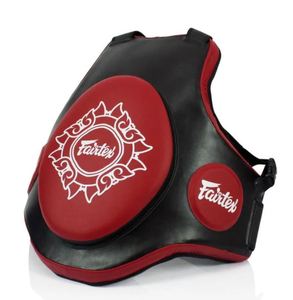 อุปกรณ์ป้องกันร่างกาย Fairtex หนังวัวแท้คุณภาพสูง สำหรับ MMA คิกบ็อกซิ่ง ฝึกซ้อมต่อยมวย แผ่นรองรับหน้าท้องแบบปรับแต่งได้ - Product Image 1