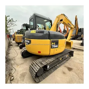 Usato mini escavatori Komatsu78 7.8 tonnellate escavatore cingolato 90% nuovo idraulico crawlerusedkomatsu78 escavatore