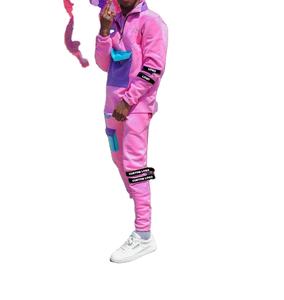 Nuevo Conjunto Deportivo 2026 de Alta Calidad para Hombre, Corte Regular, 100% Algodón, con Logotipo Personalizado, Estilo Urbano, Forro Polar, Secado Rápido y Transpirable - Product Image 3