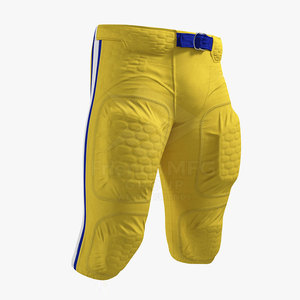 Advanced Comfort Breathable Eco-Friendly American Football <b>Padded</b> Pant Lightweight Build for <b>Practice</b> Use - Product Image 3
