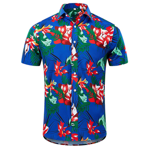 Custom Logo Sublimation Beach <b>Shirt</b> Tropical Summer Vacation <b>Shirt</b> Manufacturer Bulk Supply - Product Image 2