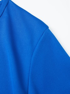 Uniforme de Rugby Unisex de Alta Calidad, Camiseta de Fútbol Transpirable de Malla, Estilo Americano, Color Azul Sólido, para Fitness y Running - Product Image 6