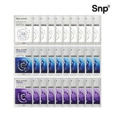 Sconto per Maschera in Fiala SNP Real Active Elasticity/Whitening/Moisture, Confezione da 30 Fogli con Peptidi, Scegli tra 30 Confezioni - Product Image 1
