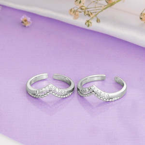 Regalo de San Valentín y Navidad: Anillo de Dedo Ajustable para Mujer, Chapado en Rodio con Circonitas Cúbicas, Plata de Ley 925, Modelo Empress - Product Image 5