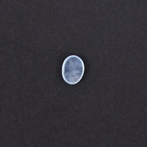 Aguamarina Natural de 1 Quilate, 8x6mm, Forma Ovalada de Cabujón, Gema Suelta - Product Image 5