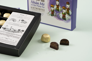 Cacahuetes Vietnamitas de Alta Calidad, Sésamo y Chocolate, 80 g, 8 Piezas, Certificación ISO, Hecho en Vietnam, Legendario - Product Image 3