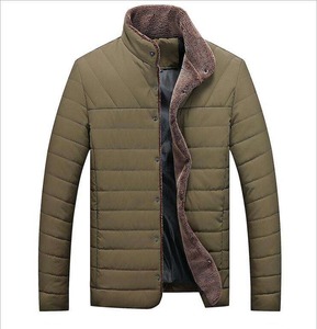 GENERSA SPORTS Men's Black <b>Winter</b> <b>Quilted</b> Bomber Jacket Canvas Waterproof Windproof Eco-Friendly Insulated Warm Hood Stand - Product Image 1