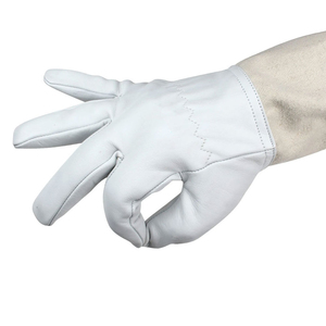 Meilleurs gants de protection pour apiculteurs personnalisés avec logo, haute qualité, 100% cuir, prix de gros - Product Image 6