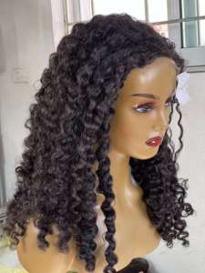 CdyHairVN Halloween Promotion Perruque bouclée birmane de haute qualité Fermeture Dentelle transparente, sans perte, parfaite pour la fabrication de perruques. - Product Image 3