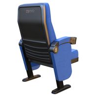 Chaise de cinéma moderne 3D de luxe avec porte-gobelet mobilier de théâtre pliant pour cinémas et salles haut de gamme