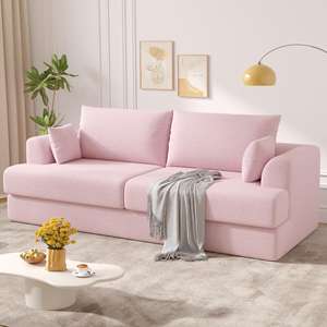 Canapé confortable de style minimaliste pour la décoration de la maison, canapé en tissu - Product Image 2