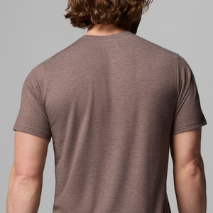 T-shirt en coton classique pour homme, coupe confortable et décontractée, tissu doux, idéal pour un style de vie décontracté, service OEM avec logo 2026 - Product Image 5