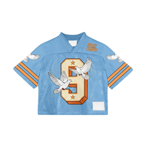 Maillot de football personnalisé |   Uniforme de football américain à manches courtes imprimé, taille plus - Product Image 6