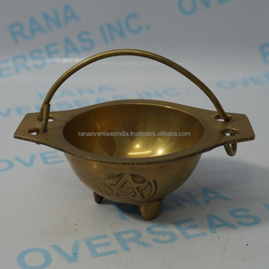 Cuenco Decorativo de Latón con Asa para Colgar, para Altar, Rituales, Quemador de Incienso, Meditación y Decoración del Hogar - Product Image 4