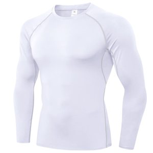 Camiseta Deportiva de Compresión para Hombre, Manga Larga, Absorbe la Humedad, para Gimnasio y Running, Proveedor Mayorista - Product Image 4