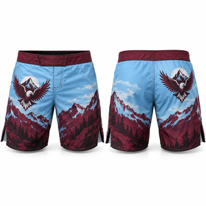 Shorts de MMA Sin Bolsillos, Directo de Fábrica, Opciones de Talla, Cierre Seguro, Diseño Personalizado, Ropa Deportiva, Elásticos en Cuatro Direcciones - Product Image 2