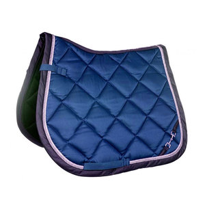 Tapis de selle de dressage surdimensionné à coupe anatomique, en tissu équestre avec gestion de l'humidité et rembourrage en mousse haute densité - Product Image 4