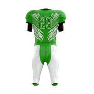 Nueva Llegada: Conjuntos de Uniformes de Fútbol Americano para Hombre, Personalizados al por Mayor, Manga Corta, Transpirables, Tallas Grandes para Equipos, Pedido Mínimo de 10 Conjuntos - Product Image 3