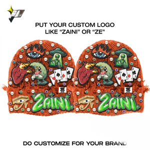 หมวกบีนนี่อะคริลิคพรีเมียม ZAINI 180 GSM แบบอินเตอร์ล็อค สำหรับผู้ใหญ่ทุกเพศ ทุกวัย ฤดูหนาว หลากสี ถักด้วยคอมพิวเตอร์ ปักลาย - Product Image 5