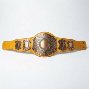 Cinturón de Campeonato Profesional Personalizado, Cinturón de Premio Deportivo para Lucha Libre y Boxeo, Placas Metálicas, Correa de Cuero, Premio Personalizado - Product Image 1