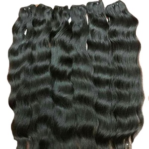 Extensiones de Cabello Humano Natural al por Mayor, Cabello Indio 100% Natural sin Procesar, Cabello Virgen Rizado Indio - Product Image 2