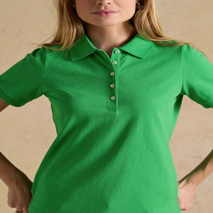 Polos de Mujer con Logotipo Bordado Personalizado, Ligeros, Cómodos, de Algodón, Manga Corta, Casuales, de Alta Calidad - Product Image 1