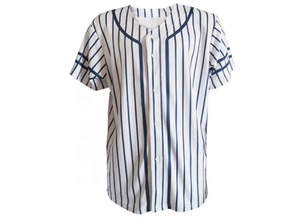 Vente en gros de chemise de baseball personnalisée pour adulte vêtements de sport à la mode avec de nouveaux motifs imprimés de sublimation maillot de baseball à manches courtes - Product Image 6