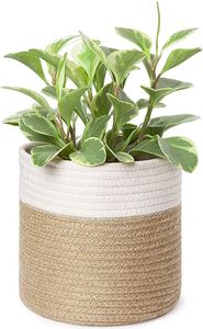 Cesta de almacenamiento de fibra vegetal con asas, contenedor multiusos de estilo nórdico para organizar - Product Image 5