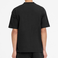 Kaus Streetwear ukuran besar dapat disesuaikan Boxy cocok untuk kaus bahu Drop kerah Crewneck kelas berat potong kualitas tinggi