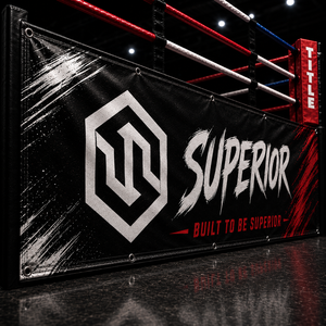 Promotional Boxing Ring Side Skirt <b>Banner</b> for Sports Venues and Events Premium Quality <b>Banners</b> By Superior international - Product Image 3