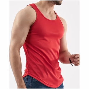 Débardeurs pour hommes à séchage rapide et respirants 100% coton pour l'été, fitness, chemises musclées légères, vêtements de sport pour la salle de sport et la course à pied - Product Image 4