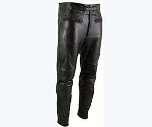 <b>Men's</b> Genuine <b>Leather</b> <b>Trousers</b> Customizable ODM OEM Wholesale Bulk Order Supplier - Product Image 1