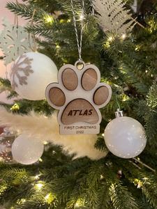 Élégante décoration de Noël en bois faite à la main pour une ambiance festive moderne et chaleureuse - Product Image 2