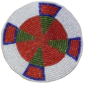 Manufacturer <b>Beaded</b> <b>Coaster</b> BC0046 Indian Diamond Export Table Decoration - Product Image 1