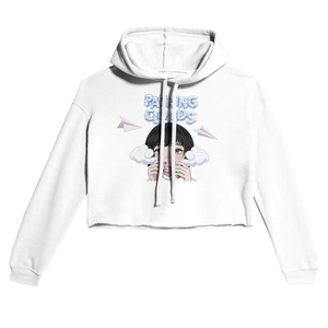 Contemporary Artwork Hooded Sweatshirt for Casual Daily Styling and Comfortable Layering Fashion Crop Hoodie with Printed - Product Image 1