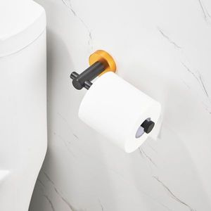 Set di Accessori da Bagno a Parete da 24 Pollici, 6 Pezzi in Alluminio Spesso, Portasciugamani Nero e Oro, Materiale in Lega - Product Image 4