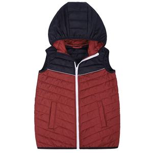 Chaleco acolchado informal para hombre, chaqueta ligera sin mangas de invierno con capucha y bolsillos con cremallera, chaleco exterior - Product Image 1