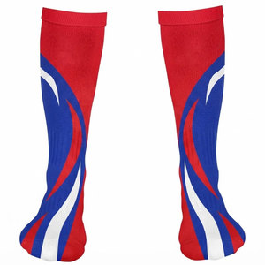 Chaussettes de football d'entraînement, chaussettes de soccer montantes, semelle rembourrée, tissu tricoté respirant pour matchs, entraînements et sports, adultes - Product Image 1