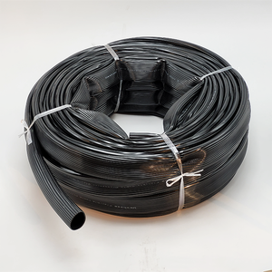Manchon de protection pour câbles PVC Ascent India, 30 mm ID x 32,5 mm OD, noir, nervuré, flexible - Product Image 1