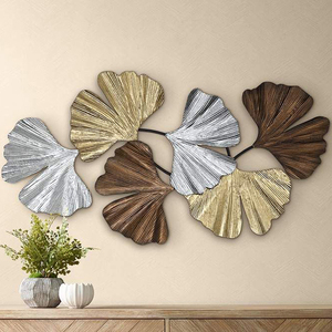 Décoration murale en métal de luxe pour la maison, design moderne de couverts brillants (cuillère et fourchette), grande taille - Product Image 4