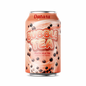 ชานมไข่มุกช็อกโกแลตเผือกน้ำผลไม้แท้ไม่เติมน้ำตาลไขมันต่ำ ยี่ห้อ DATAFA บรรจุกระป๋อง 250 มล./330 มล./500 มล. รับผลิตแบบ OEM ODM คุณภาพสูง - Product Image 5