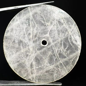 Cadran en quartz rose naturel, taille 31,50 mm, disque rond plat, épaisseur 1,50 mm, cadran de montre - Product Image 1