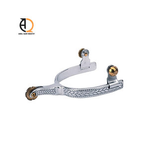 Horse Spurs Classic Riding Equipment Stainless Steel Design - Product Image 5