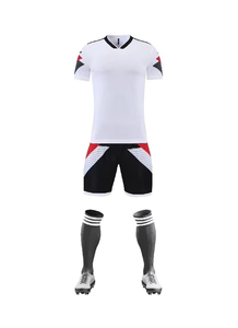 速干成人足球球衣，半袖，正面徽标，吸湿排汗，数码印花，可定制足球装备 - Product Image 5