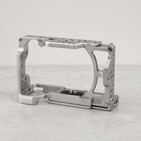 Cage de caméra en aluminium sur mesure selon dessin, usinage CNC, pour rig vidéo, accessoires pour appareils photo reflex numériques et hybrides