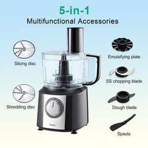 Robot da Cucina Multifunzione Classico Compatto da 600W, Macchina da Chef con Frullatore e Mixer da 10 Tazze - Product Image 3