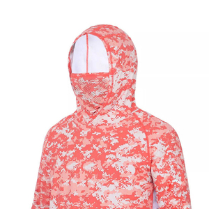 Sudadera con Capucha para Hombre de Secado Rápido, Transpirable y con Protección Solar, Sudadera de Pesca con Sublimación Personalizada, Camuflaje, Impermeable, UPF 50+ - Product Image 4