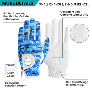 Accessoires de sport, gants de golf de style nouveau, impression de logo personnalisée, gants de golf en vente, gants de golf tendance - Product Image 2