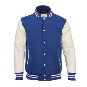 Veste Letterman en cuir moderne avec manches en cuir, design classique Varsity, couleur personnalisée, vêtement d'extérieur confortable, veste Letterman - Product Image 2