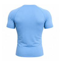T-shirt de compression personnalisé pour homme, séchage rapide, extensible, pour la gym, le fitness, l'entraînement sportif, sous-vêtement de sport, haut d'entraînement athlétique, fournisseur OEM